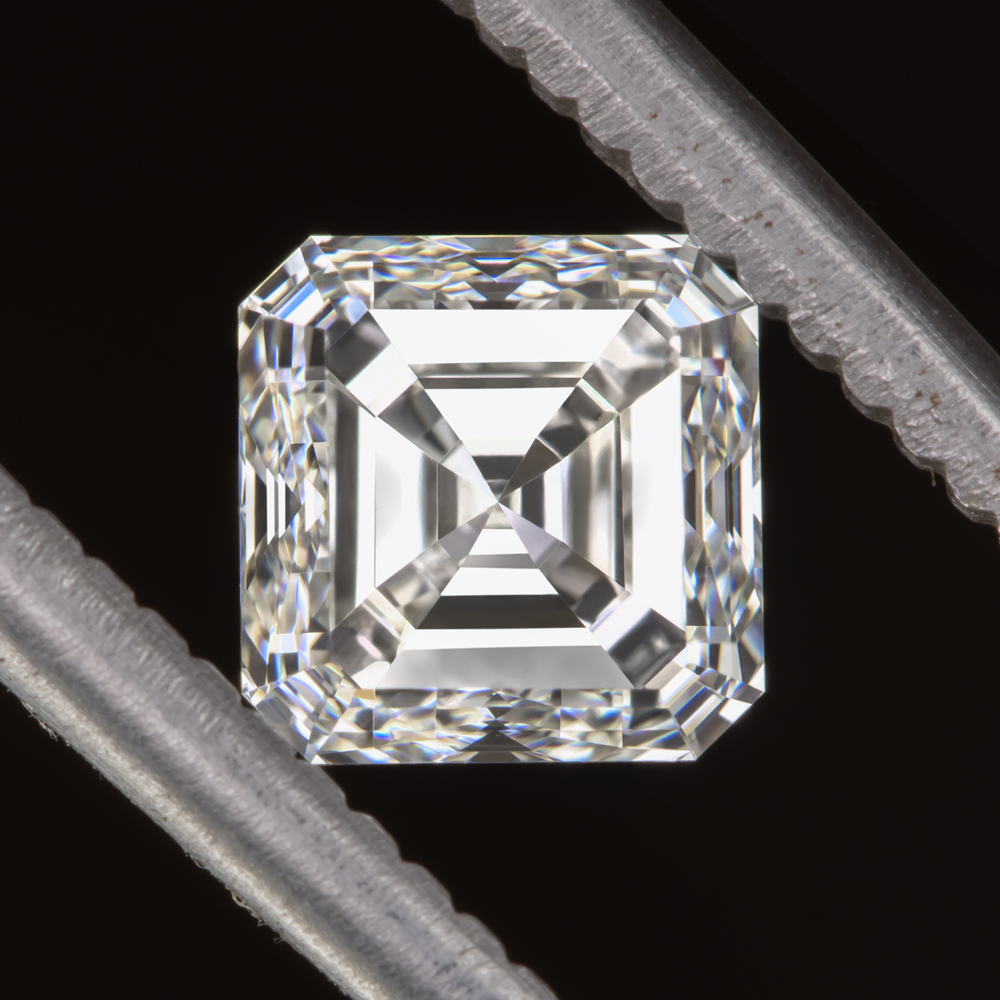 1.20ct ASSCHER CUT DIAMOND GIA CERTIFIED I VS1 LOOSE NATURAL SQUARE STEP CUT