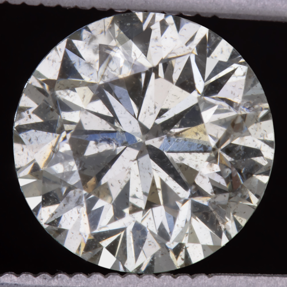 6.42c NATURAL DIAMOND 12mm VERY GOOD ROUND BRILLIANT CUT LOOSE EARTH MINED 6.5ct